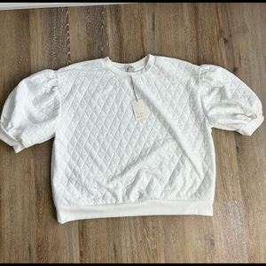 White Quilted Shirt